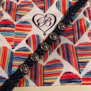 BNWT BRIGHTON LEATHER BLUE DAISY BRACELET!! STUNNING!!! $52